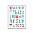 Picture of Multi Color Block Alphabet _GroupedProduct_Rectangle_Portrait_Mini_ _GroupedProduct_Rectangle_Portrait_Framed_Matted_