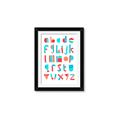 Picture of Multi Color Block Alphabet _GroupedProduct_Rectangle_Portrait_Mini_ _GroupedProduct_Rectangle_Portrait_Framed_Matted_