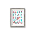 Picture of Multi Color Block Alphabet _GroupedProduct_Rectangle_Portrait_Mini_ _GroupedProduct_Rectangle_Portrait_Framed_Matted_