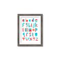 Picture of Multi Color Block Alphabet _GroupedProduct_Rectangle_Portrait_Mini_ _GroupedProduct_Rectangle_Portrait_Framed_Matted_