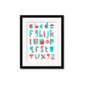 Picture of Multi Color Block Alphabet _GroupedProduct_Rectangle_Portrait_Mini_ _GroupedProduct_Rectangle_Portrait_Framed_Matted_