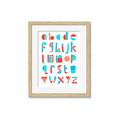Picture of Multi Color Block Alphabet _GroupedProduct_Rectangle_Portrait_Mini_ _GroupedProduct_Rectangle_Portrait_Framed_Matted_