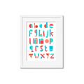 Picture of Multi Color Block Alphabet _GroupedProduct_Rectangle_Portrait_Mini_ _GroupedProduct_Rectangle_Portrait_Framed_Matted_
