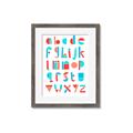Picture of Multi Color Block Alphabet _GroupedProduct_Rectangle_Portrait_Mini_ _GroupedProduct_Rectangle_Portrait_Framed_Matted_