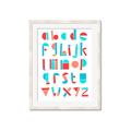 Picture of Multi Color Block Alphabet _GroupedProduct_Rectangle_Portrait_Mini_ _GroupedProduct_Rectangle_Portrait_Framed_Matted_