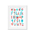 Picture of Multi Color Block Alphabet _GroupedProduct_Rectangle_Portrait_Mini_ _GroupedProduct_Rectangle_Portrait_Framed_Matted_
