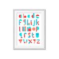 Picture of Multi Color Block Alphabet _GroupedProduct_Rectangle_Portrait_Mini_ _GroupedProduct_Rectangle_Portrait_Framed_Matted_