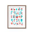 Picture of Multi Color Block Alphabet _GroupedProduct_Rectangle_Portrait_Mini_ _GroupedProduct_Rectangle_Portrait_Framed_Matted_