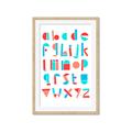 Picture of Multi Color Block Alphabet _GroupedProduct_Rectangle_Portrait_Mini_ _GroupedProduct_Rectangle_Portrait_Framed_Matted_