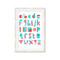 Picture of Multi Color Block Alphabet _GroupedProduct_Rectangle_Portrait_Mini_ _GroupedProduct_Rectangle_Portrait_Framed_Matted_