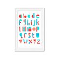 Picture of Multi Color Block Alphabet _GroupedProduct_Rectangle_Portrait_Mini_ _GroupedProduct_Rectangle_Portrait_Framed_Matted_