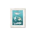 Picture of Sharks Chart _GroupedProduct_Rectangle_Portrait_Mini_ _GroupedProduct_Rectangle_Portrait_Framed_Matted_