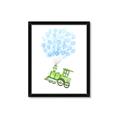 Picture of Balloon Train  _GroupedProduct_Rectangle_Portrait_Mini_ _GroupedProduct_Rectangle_Portrait_Framed_Matted_