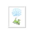Picture of Balloon Train  _GroupedProduct_Rectangle_Portrait_Mini_ _GroupedProduct_Rectangle_Portrait_Framed_Matted_