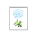 Picture of Balloon Train  _GroupedProduct_Rectangle_Portrait_Mini_ _GroupedProduct_Rectangle_Portrait_Framed_Matted_