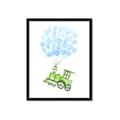 Picture of Balloon Train  _GroupedProduct_Rectangle_Portrait_Mini_ _GroupedProduct_Rectangle_Portrait_Framed_Matted_