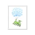 Picture of Balloon Train  _GroupedProduct_Rectangle_Portrait_Mini_ _GroupedProduct_Rectangle_Portrait_Framed_Matted_