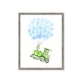 Picture of Balloon Train  _GroupedProduct_Rectangle_Portrait_Mini_ _GroupedProduct_Rectangle_Portrait_Framed_Matted_
