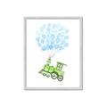 Picture of Balloon Train  _GroupedProduct_Rectangle_Portrait_Mini_ _GroupedProduct_Rectangle_Portrait_Framed_Matted_