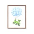 Picture of Balloon Train  _GroupedProduct_Rectangle_Portrait_Mini_ _GroupedProduct_Rectangle_Portrait_Framed_Matted_