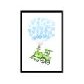 Picture of Balloon Train  _GroupedProduct_Rectangle_Portrait_Mini_ _GroupedProduct_Rectangle_Portrait_Framed_Matted_