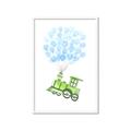 Picture of Balloon Train  _GroupedProduct_Rectangle_Portrait_Mini_ _GroupedProduct_Rectangle_Portrait_Framed_Matted_