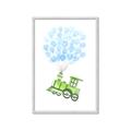 Picture of Balloon Train  _GroupedProduct_Rectangle_Portrait_Mini_ _GroupedProduct_Rectangle_Portrait_Framed_Matted_