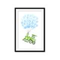 Picture of Balloon Train  _GroupedProduct_Rectangle_Portrait_Mini_ _GroupedProduct_Rectangle_Portrait_Framed_Matted_