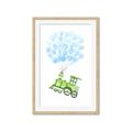 Picture of Balloon Train  _GroupedProduct_Rectangle_Portrait_Mini_ _GroupedProduct_Rectangle_Portrait_Framed_Matted_