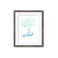 Picture of Balloon Plane _GroupedProduct_Rectangle_Portrait_Mini_ _GroupedProduct_Rectangle_Portrait_Framed_Matted_