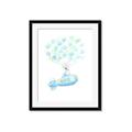 Picture of Balloon Plane _GroupedProduct_Rectangle_Portrait_Mini_ _GroupedProduct_Rectangle_Portrait_Framed_Matted_