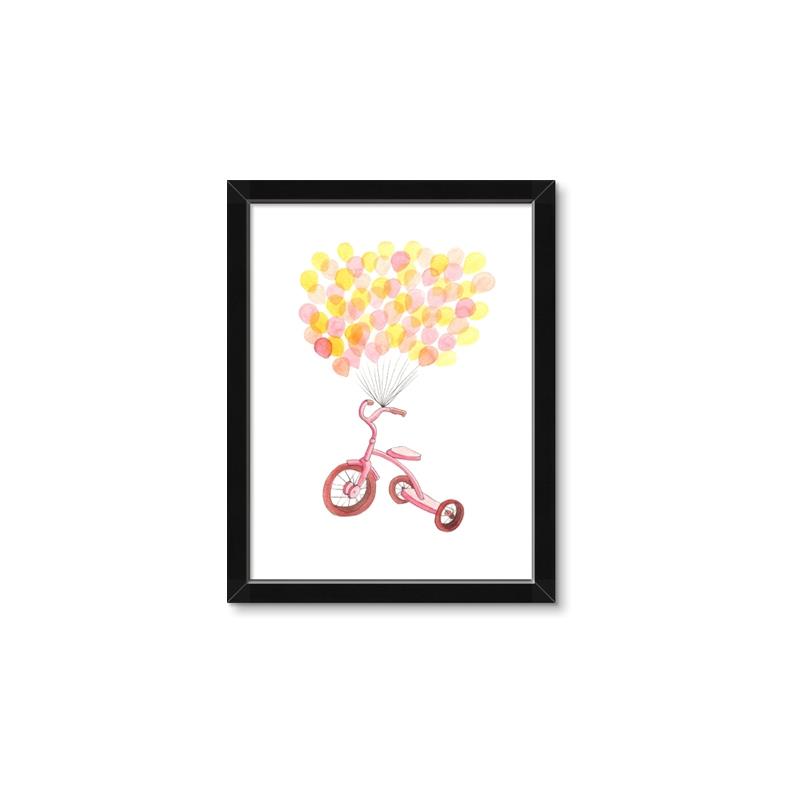Picture of Balloon Bicycle _GroupedProduct_Rectangle_Portrait_Mini_ _GroupedProduct_Rectangle_Portrait_Framed_Matted_