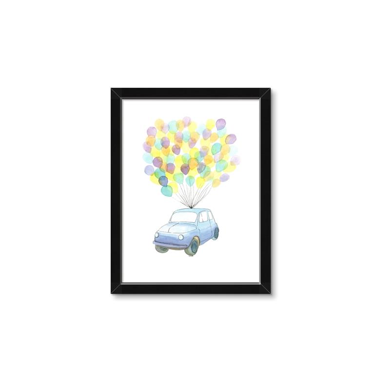 Picture of Balloon Car _GroupedProduct_Rectangle_Portrait_Mini_ _GroupedProduct_Rectangle_Portrait_Framed_Matted_