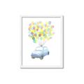 Picture of Balloon Car _GroupedProduct_Rectangle_Portrait_Mini_ _GroupedProduct_Rectangle_Portrait_Framed_Matted_