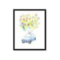 Picture of Balloon Car _GroupedProduct_Rectangle_Portrait_Mini_ _GroupedProduct_Rectangle_Portrait_Framed_Matted_