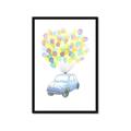 Picture of Balloon Car _GroupedProduct_Rectangle_Portrait_Mini_ _GroupedProduct_Rectangle_Portrait_Framed_Matted_