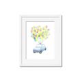 Picture of Balloon Car _GroupedProduct_Rectangle_Portrait_Mini_ _GroupedProduct_Rectangle_Portrait_Framed_Matted_