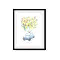 Picture of Balloon Car _GroupedProduct_Rectangle_Portrait_Mini_ _GroupedProduct_Rectangle_Portrait_Framed_Matted_