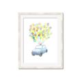 Picture of Balloon Car _GroupedProduct_Rectangle_Portrait_Mini_ _GroupedProduct_Rectangle_Portrait_Framed_Matted_