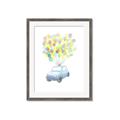 Picture of Balloon Car _GroupedProduct_Rectangle_Portrait_Mini_ _GroupedProduct_Rectangle_Portrait_Framed_Matted_