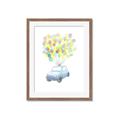 Picture of Balloon Car _GroupedProduct_Rectangle_Portrait_Mini_ _GroupedProduct_Rectangle_Portrait_Framed_Matted_