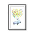 Picture of Balloon Car _GroupedProduct_Rectangle_Portrait_Mini_ _GroupedProduct_Rectangle_Portrait_Framed_Matted_