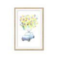 Picture of Balloon Car _GroupedProduct_Rectangle_Portrait_Mini_ _GroupedProduct_Rectangle_Portrait_Framed_Matted_
