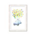 Picture of Balloon Car _GroupedProduct_Rectangle_Portrait_Mini_ _GroupedProduct_Rectangle_Portrait_Framed_Matted_