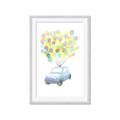 Picture of Balloon Car _GroupedProduct_Rectangle_Portrait_Mini_ _GroupedProduct_Rectangle_Portrait_Framed_Matted_