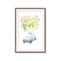 Picture of Balloon Car _GroupedProduct_Rectangle_Portrait_Mini_ _GroupedProduct_Rectangle_Portrait_Framed_Matted_