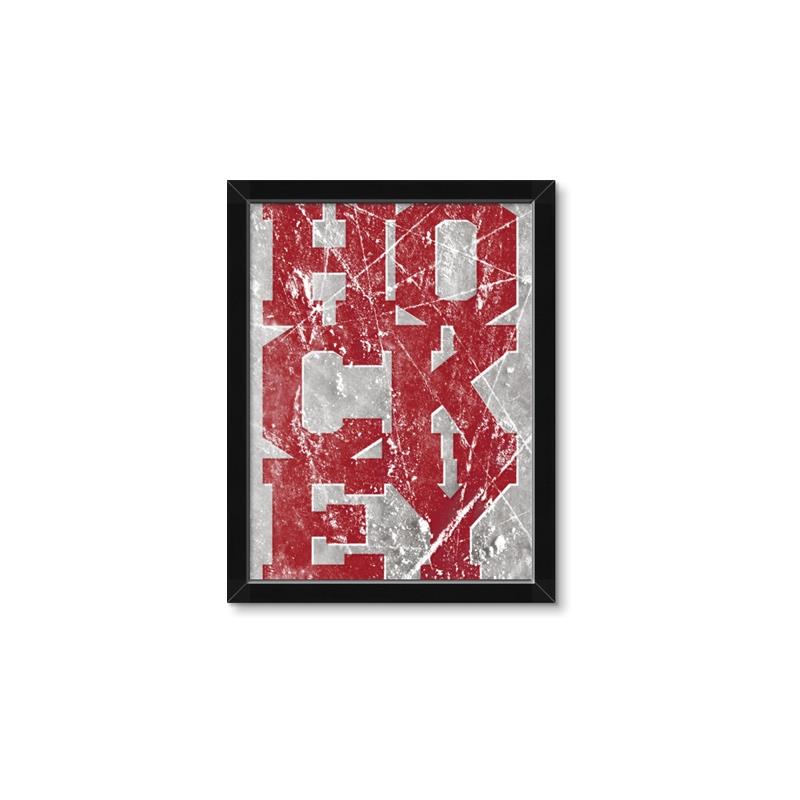 Picture of Hockey Red _GroupedProduct_Rectangle_Portrait_Mini_ _GroupedProduct_Rectangle_Portrait_Framed_Matted_