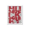 Picture of Hockey Red _GroupedProduct_Rectangle_Portrait_Mini_ _GroupedProduct_Rectangle_Portrait_Framed_Matted_