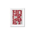 Picture of Hockey Red _GroupedProduct_Rectangle_Portrait_Mini_ _GroupedProduct_Rectangle_Portrait_Framed_Matted_