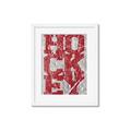 Picture of Hockey Red _GroupedProduct_Rectangle_Portrait_Mini_ _GroupedProduct_Rectangle_Portrait_Framed_Matted_
